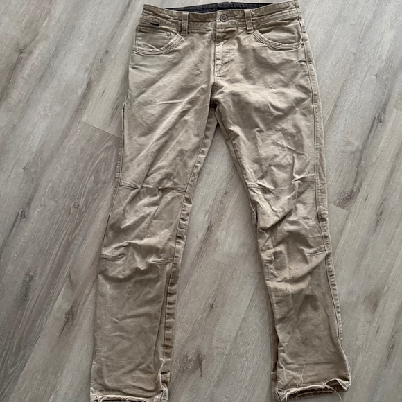 KUHL Men’s FREE RYDR Rugged Distressed Pants 33X32 Thrashed - Picture 1 of 16